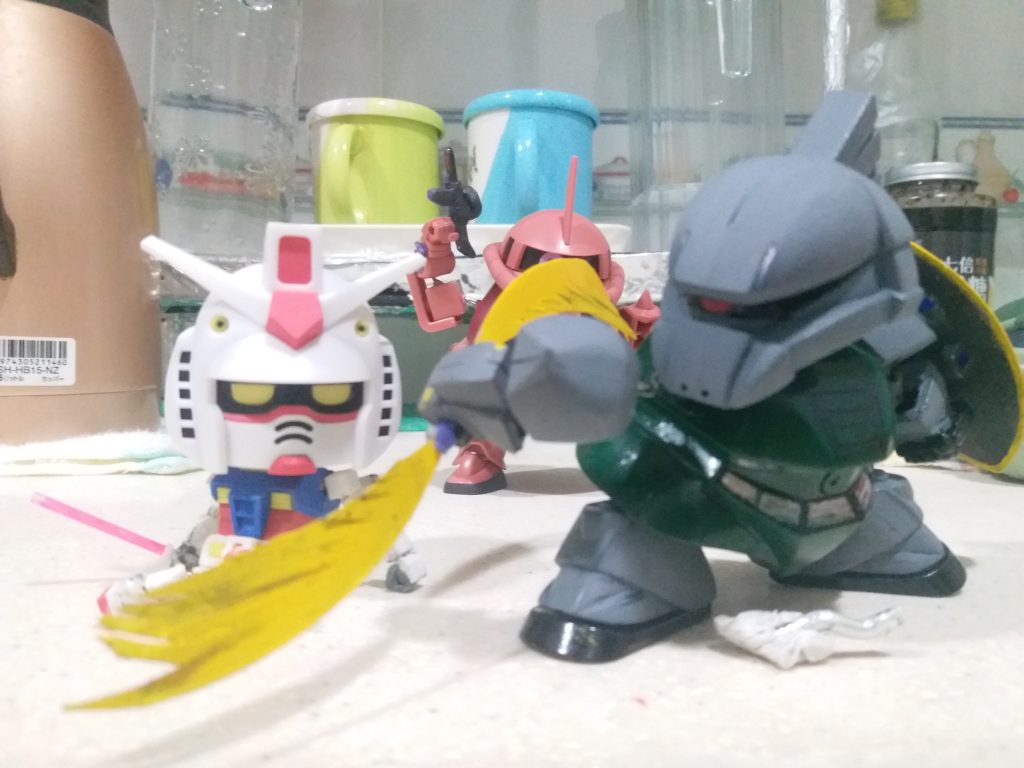 元祖SD ゲルググ（邪道可動）–6枚目/制作者：LUNLUN（邪道可動）