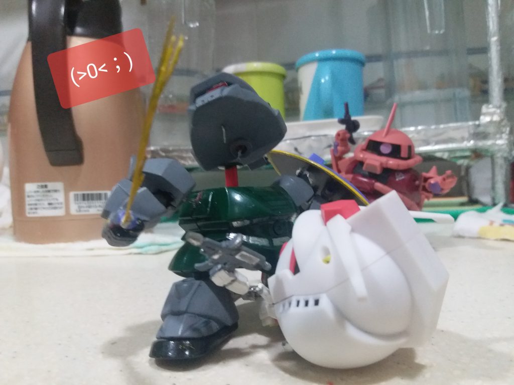 元祖SD ゲルググ（邪道可動）–4枚目/制作者：LUNLUN（邪道可動）