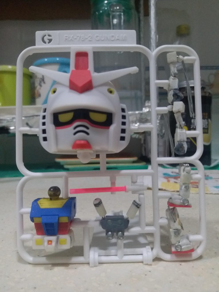 最後放返上件框收入盒！