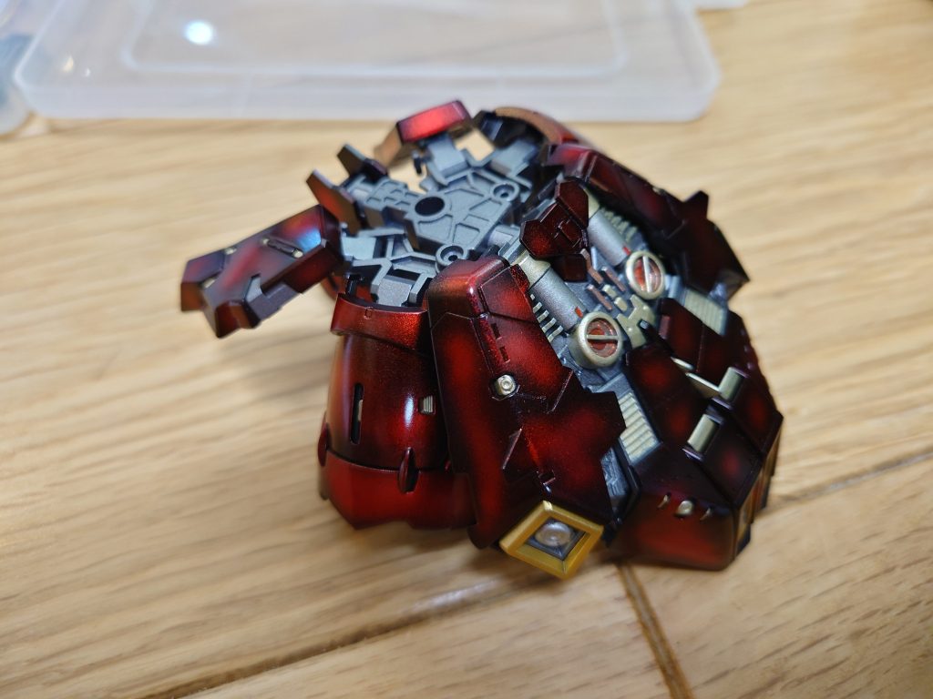 スカート部の塗装楽しかった