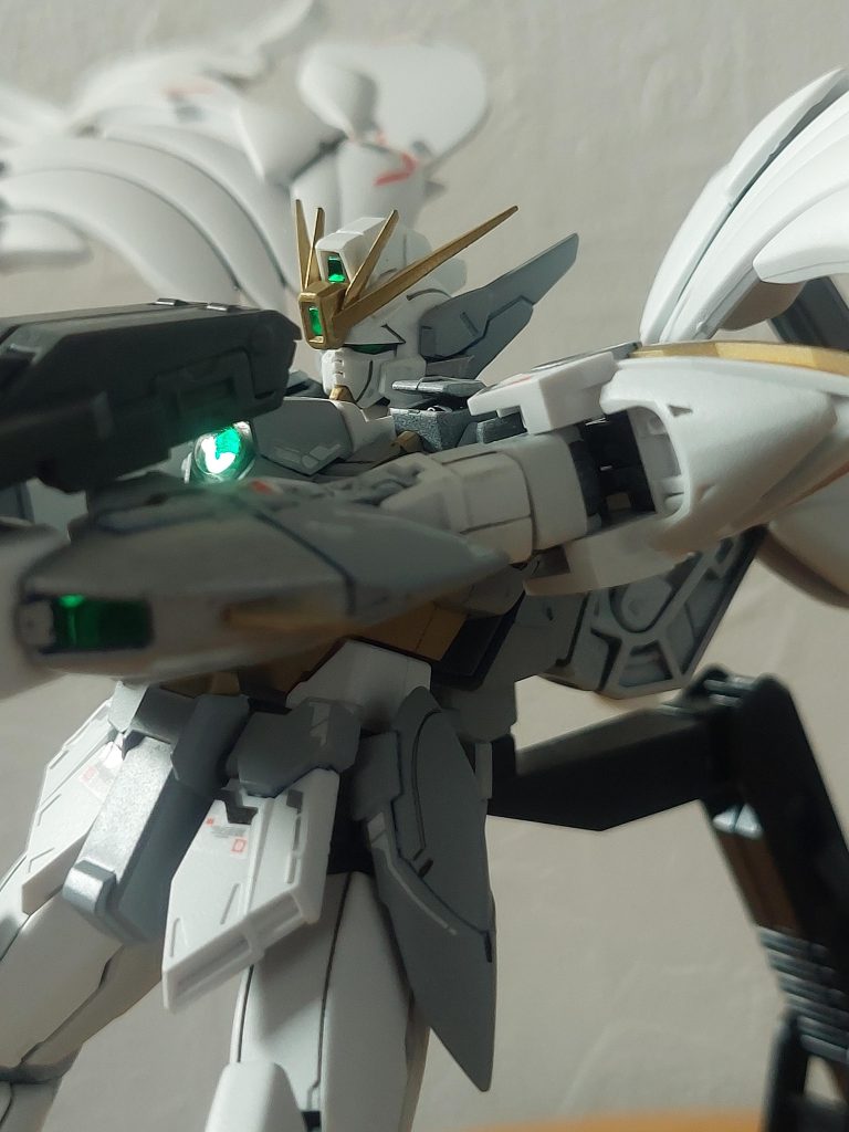 ウイングガンダムゼロカスタム スノーホワイト–5枚目/制作者：Mk-ⅩⅡ