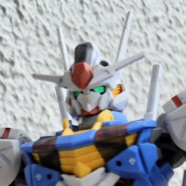 エアリアル。首短く後ろ、穴空けスミ入れデカールつや消し