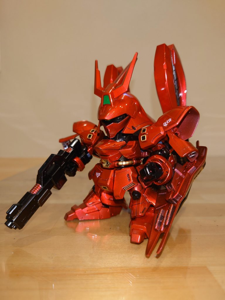 BB戦士はちょこちょこしたところの塗り分けが大変でした。