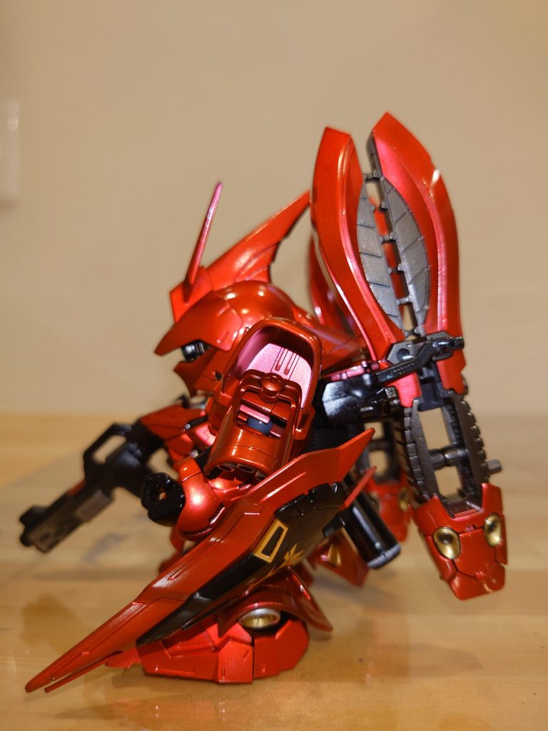 ダブルフォーンファンネルも少しだけ塗り分け。