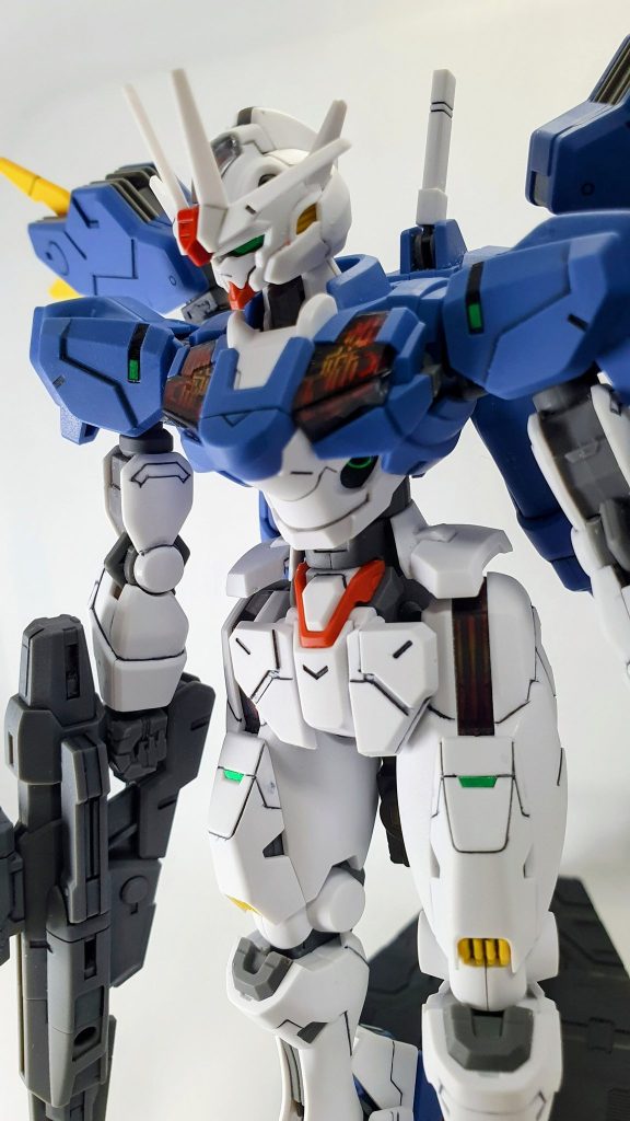 少しアップの写真。まだまだ粗が目立つので、もう少し技術と経験値を積んでからこのキットをもう一度組みたいと思いました。