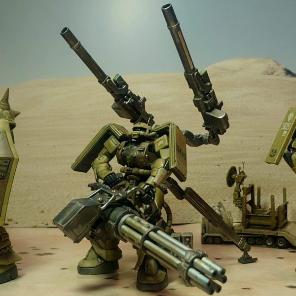 HGUC 241 MS-06 ZAKU Ⅱ (中距離支援型)