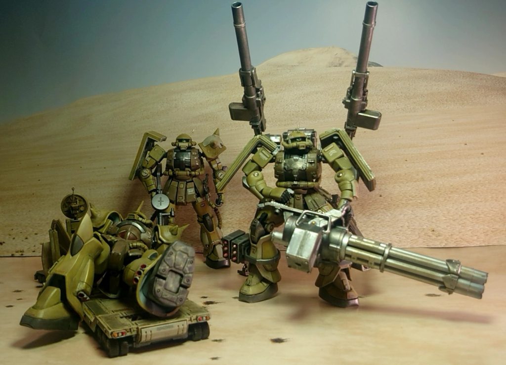 砂漠小隊結成。サムソントレーラーも増やしたい。