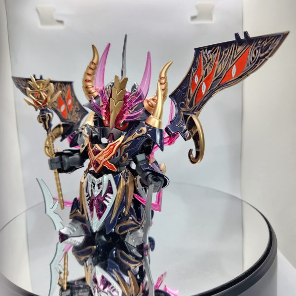 SDW HEROES ウォーロックイージスガンダム　エングレービング塗装に挑戦