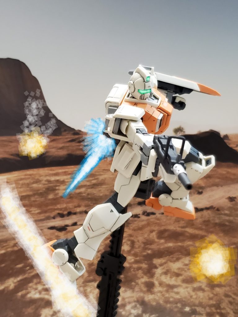 連邦軍のMS『ジム』はザクと同等以上の性能をもっているため、投入されている地域は膠着状態に陥っている💦しかし、局地用に開発された試作型ザクはそれを上回るようだ😌🎶