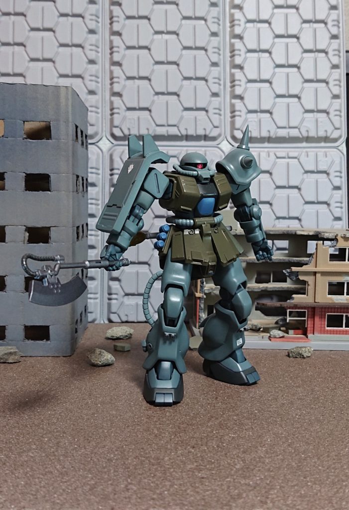 ポケ戦のザクⅡ改 ジャンク品中古をいじってます。–4枚目/制作者：坂の上の夏塚@funkfunkfunk3