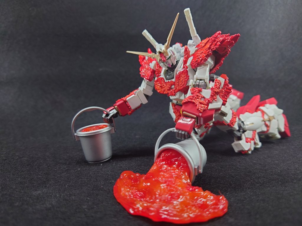 マグマバケツであっちゅ！あっちゅ！を再現してみました。