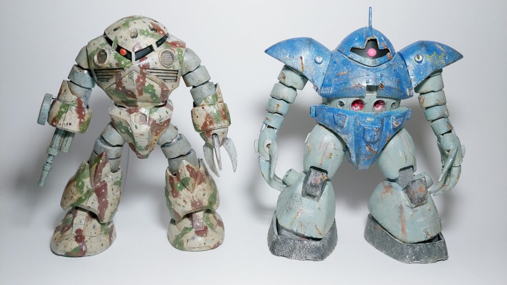 過去作のどこかの部隊長仕様のゴッグと一緒に