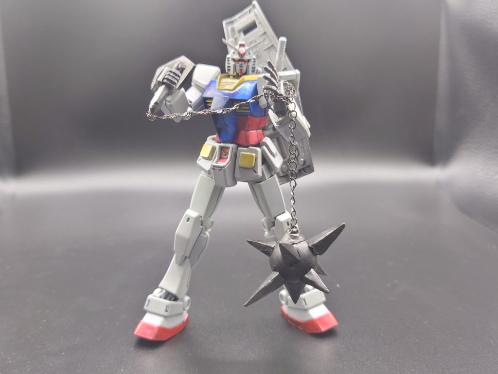 今回の目玉は、ガンダムハンマーのデティールアップに挑戦してみました!