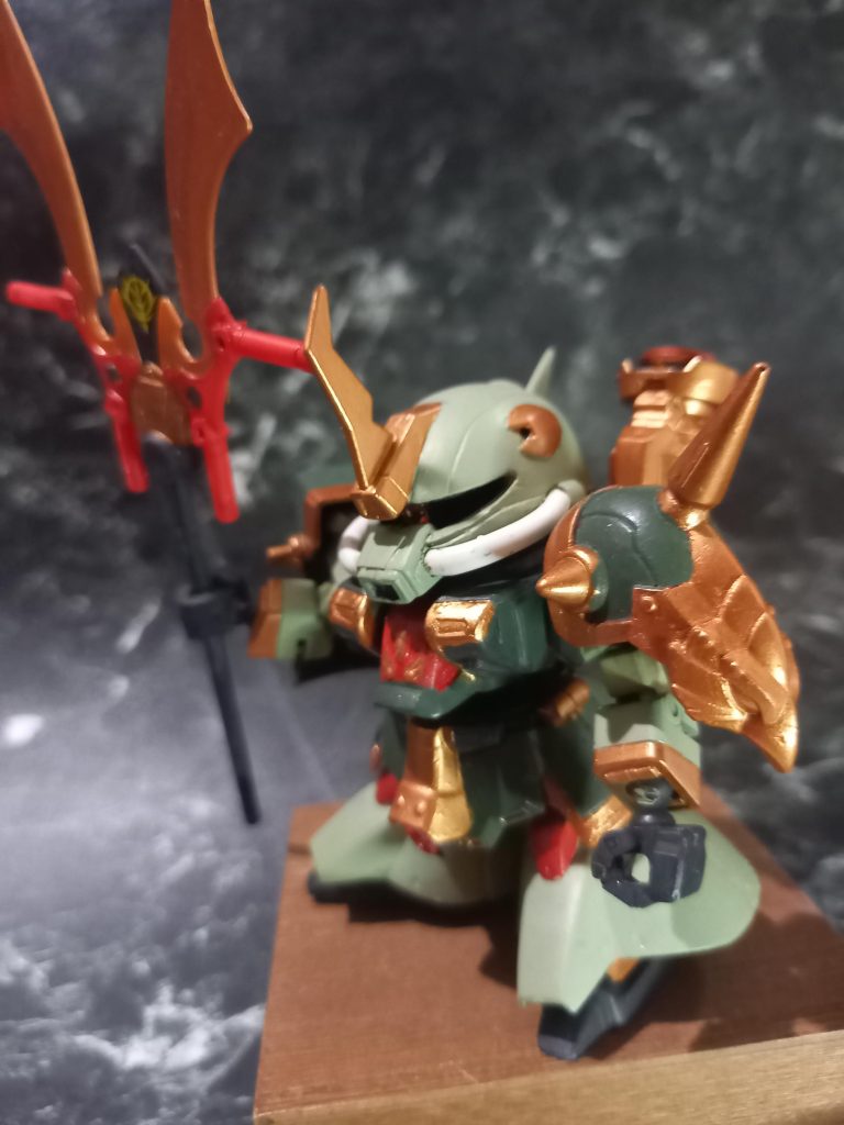 ファレホ筆塗り全塗装。銅色がお気に入り