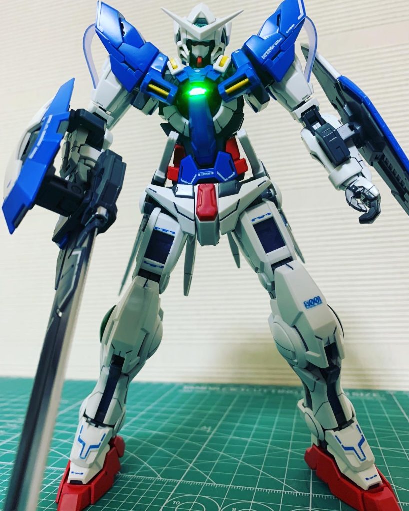 エクシアはリペアで購入したのですが、そのままのエクシアで組みました！