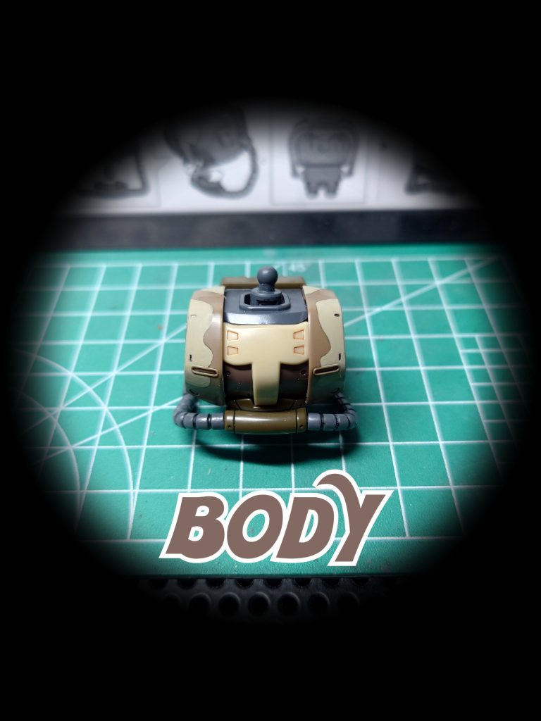 筆塗り迷彩（体）