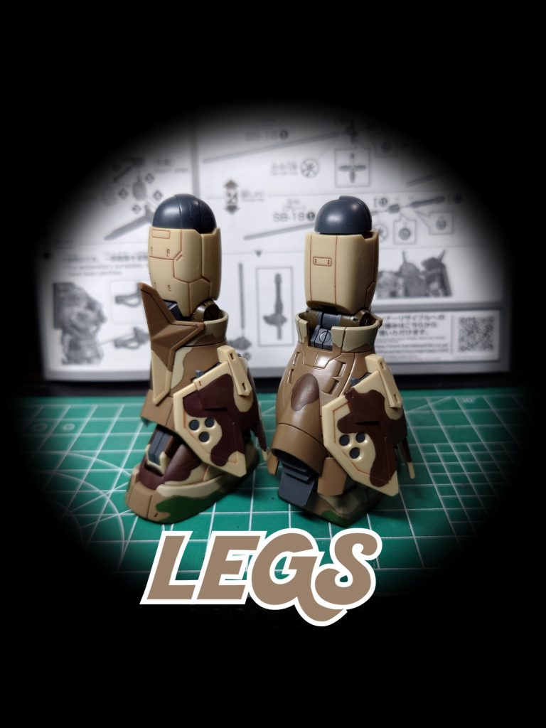 筆塗り迷彩（脚）