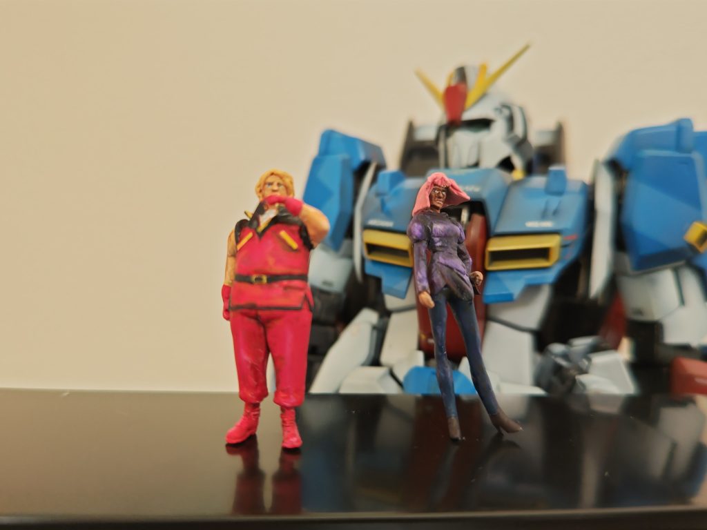 「私はかつてシャア・アズナブルと呼ばれ」「嘘だ!」「嘘だ」「嘘だ!!」「?!」