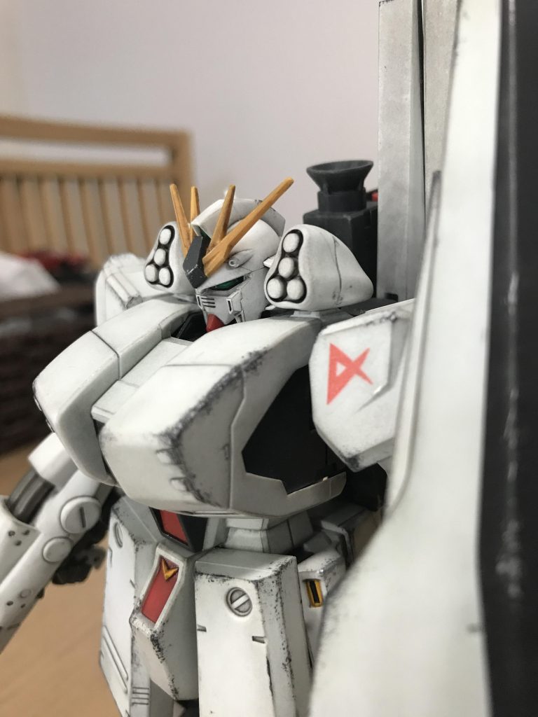 νガンダムHWS（成形色仕上げ）–5枚目/制作者：モリノークマサーン