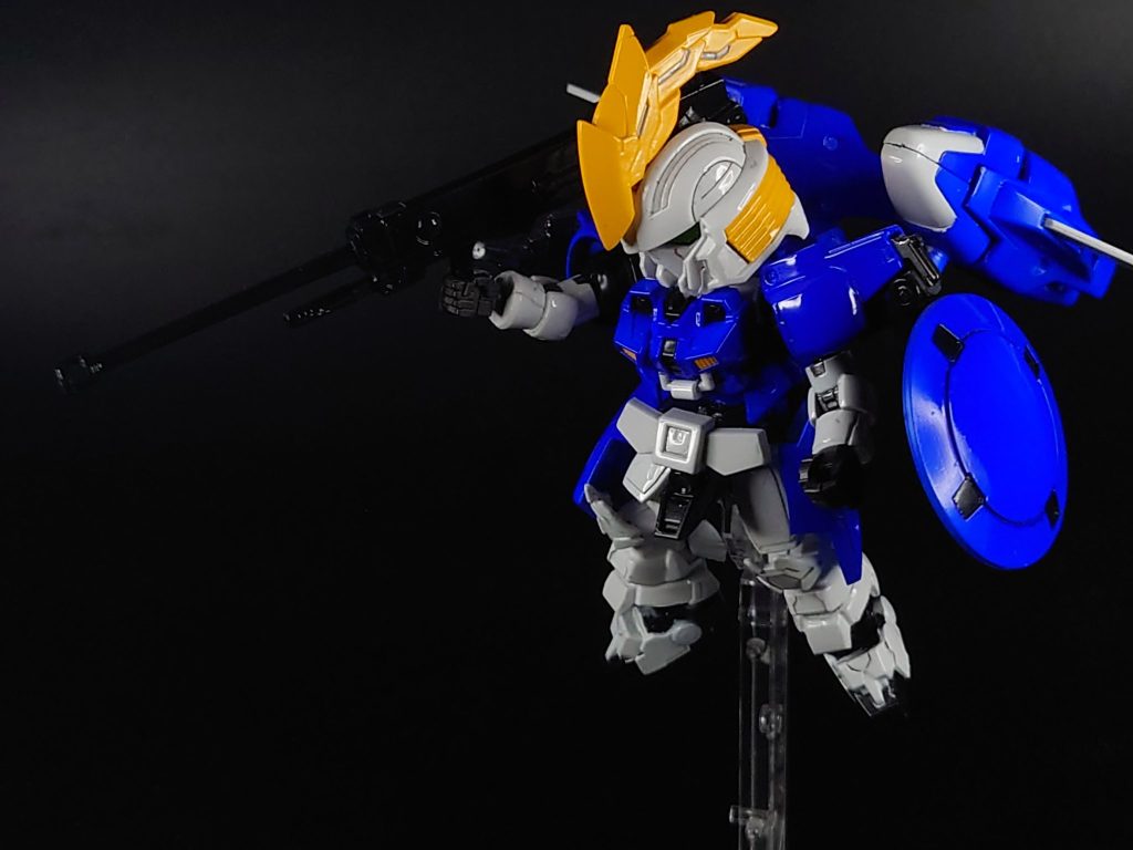 ドーバーガンを構えて