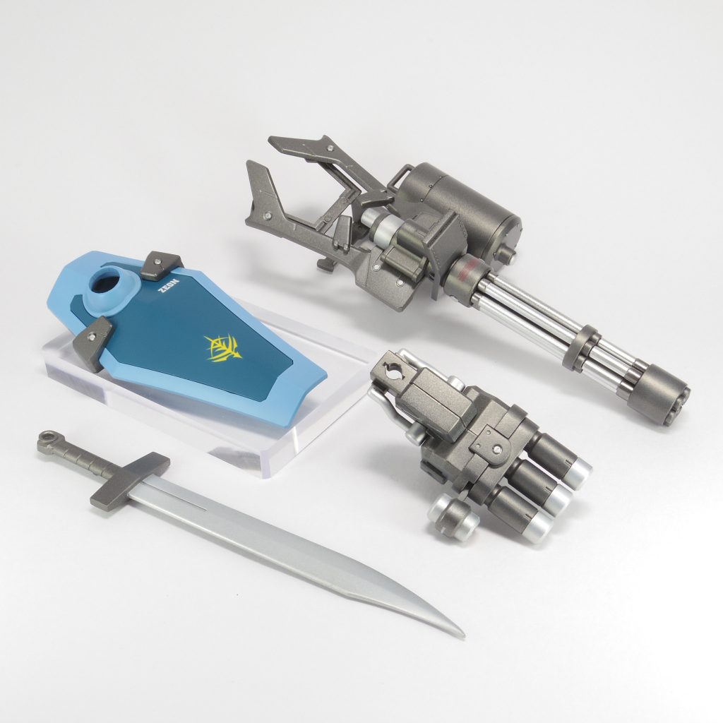 パージもできるように後ハメ加工もしています。