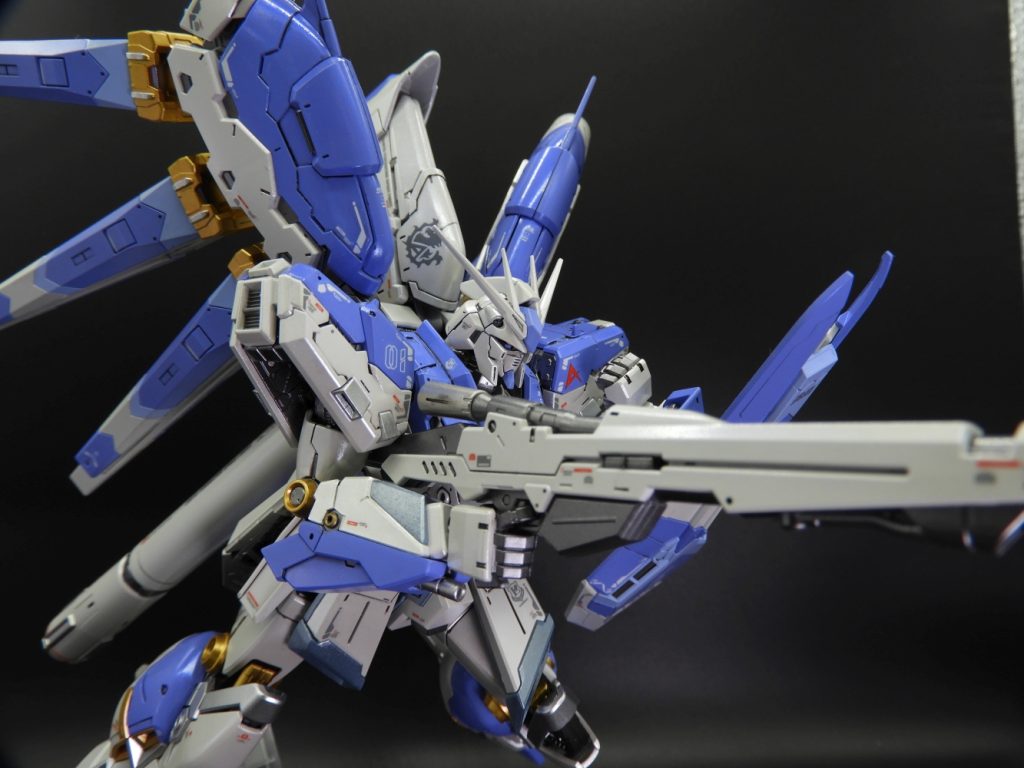 RG Hi-νガンダム　オーラパープル–3枚目/制作者：六剣狼