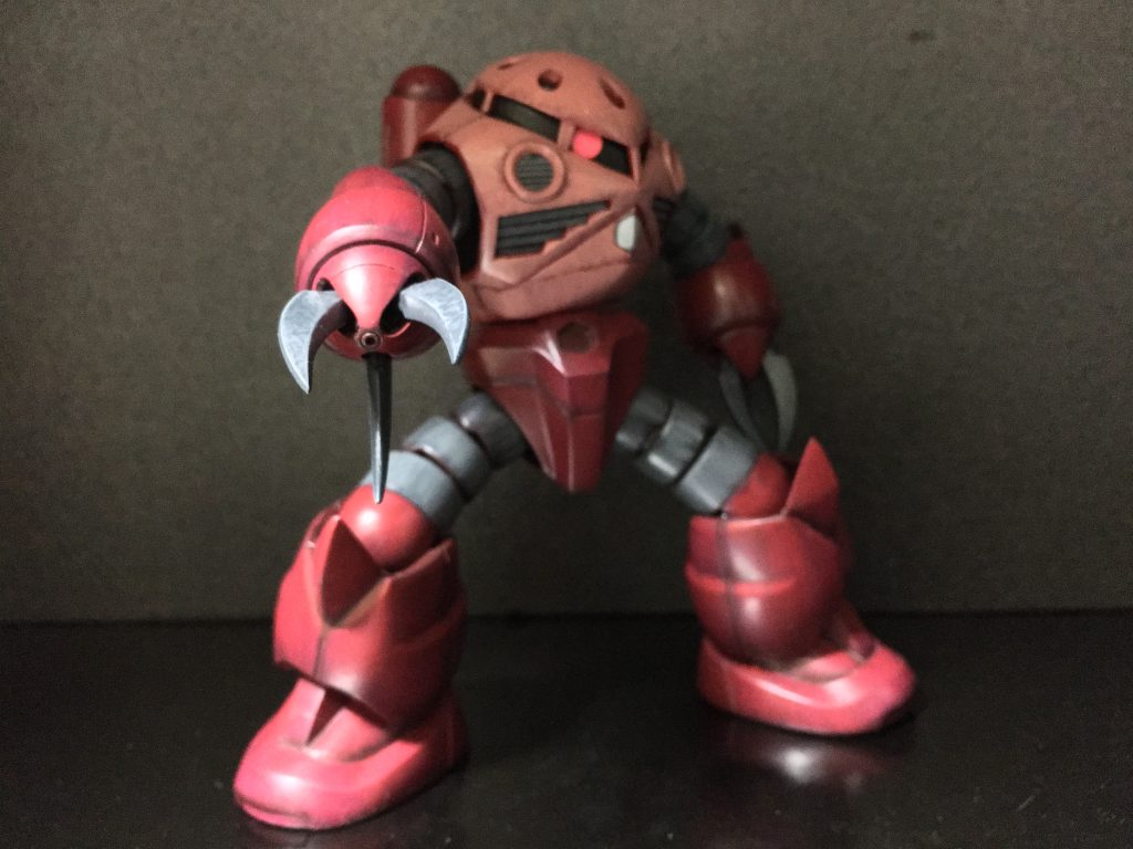 HGUCシャア専用ズゴック　筆塗りグラデ塗装–4枚目/制作者：まふてぃ