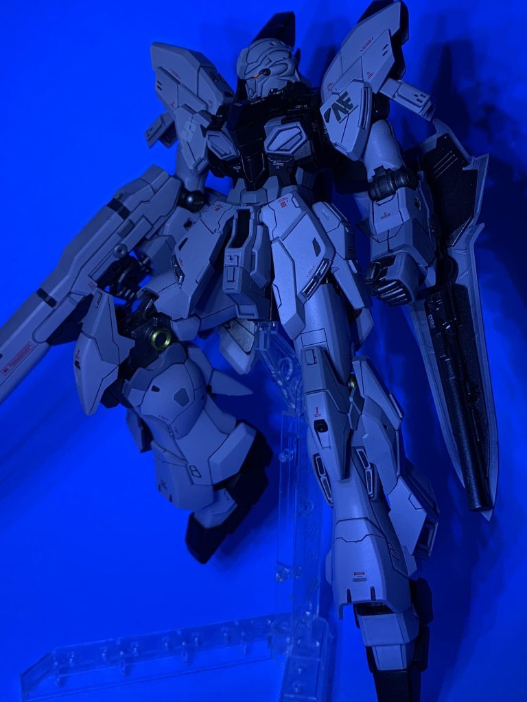 カラーレシピ下地 エヴォブラック本体色 ホワイト(1回吹き)差し色 ホワイト+ジャーマングレー数滴バックパック ミッドナイトブルー