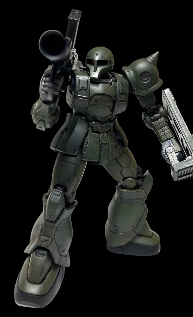 あとは、別売りパーツや、慣れないウェザリングだけして、苦手なデカール貼りは無しで、終わりにしました😅