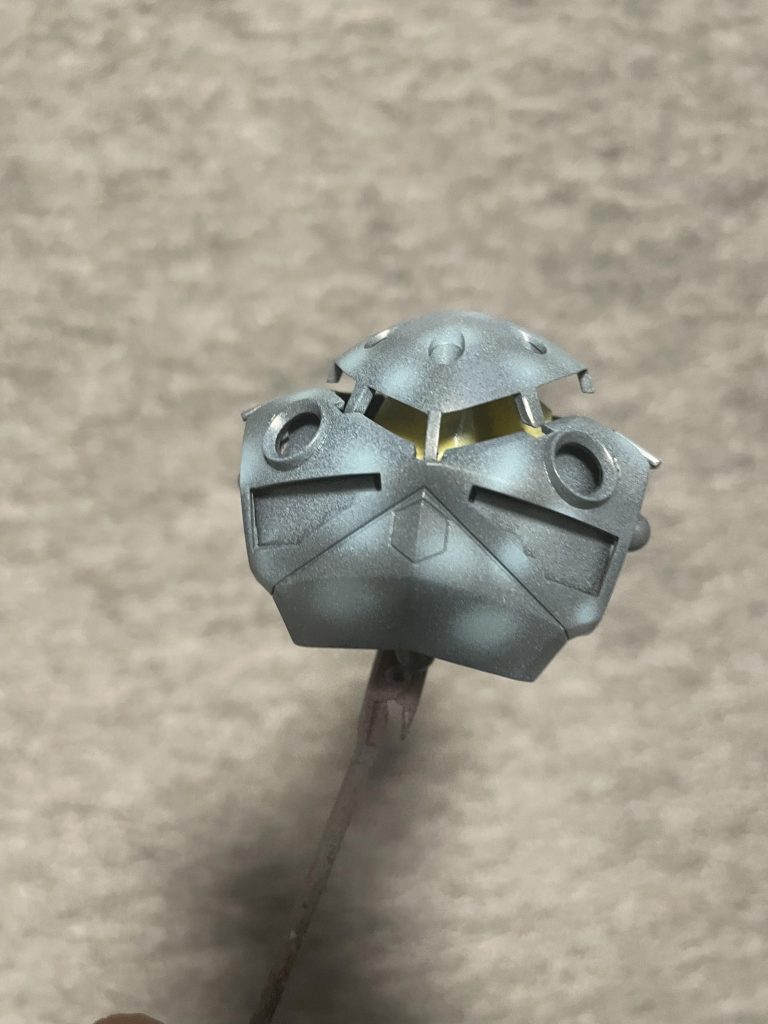 本当はモッドリング迷彩みたいに、もう少し明暗を細かく塗り分けてまばらな感じイメージしていたのですが‥なので納得はしてないです。