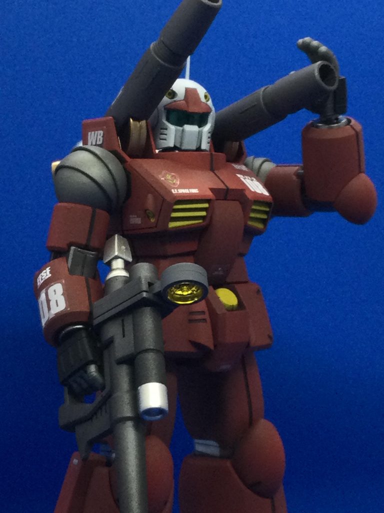 黒立ち上げは、大変な作業ですが…w 重厚感は、出てる気がしますね‼︎　最後は、「ガイア フラットクリアー」を吹いて終了です‼︎