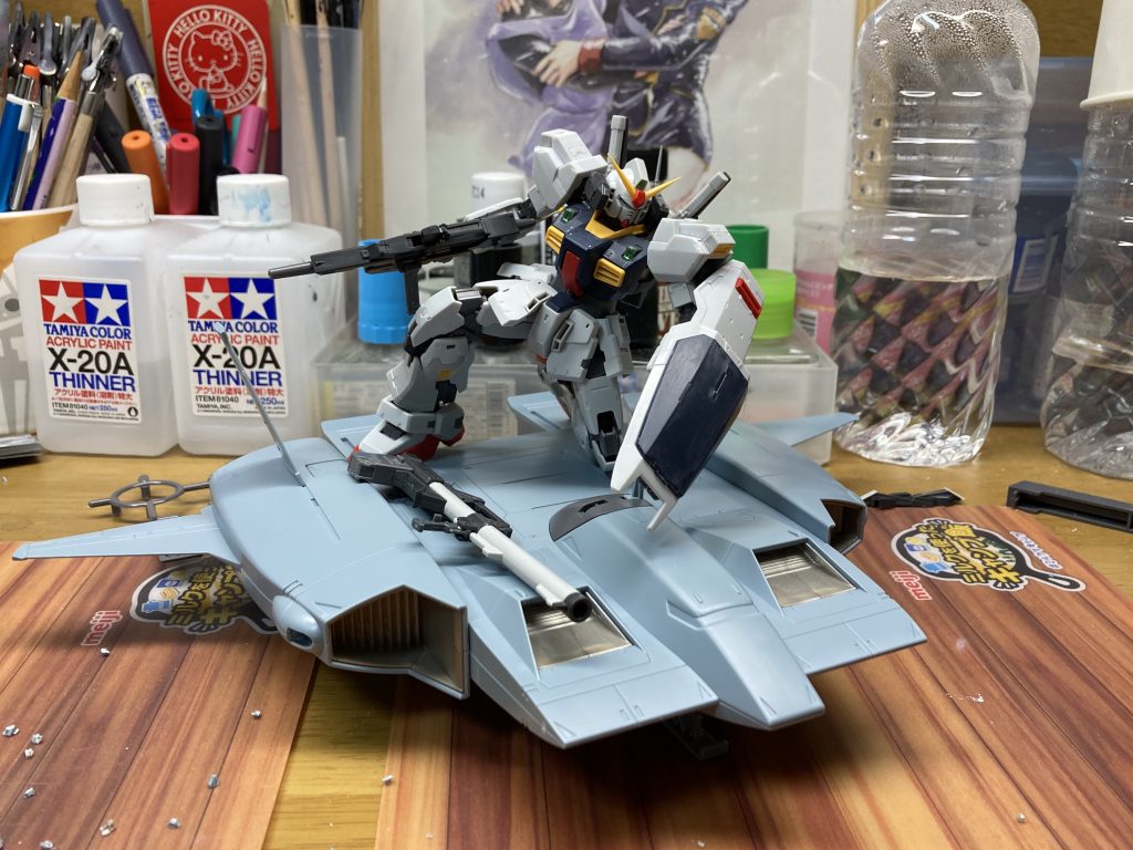 という感じでお手軽改造と飛行機模型で鍛えた塗装表現で使い込まれたMkーⅡを製作しました。今度はこれに合うドダイ改を製作して一緒に並べてみたいと思います。コンテストは限定キットが出せないので、ドダイ改は趣味で航空機っぽく作ってみようと思います。ここまでご覧いただきありがとうございました。