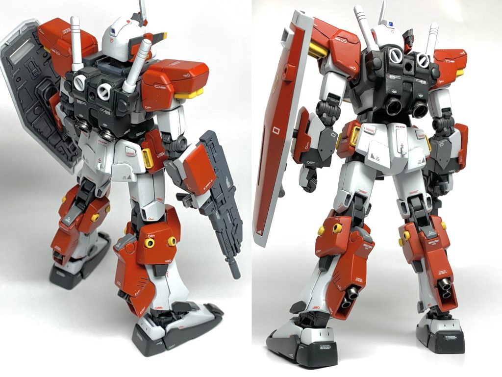 本当にガンダムの量産機か!?と思うくらいゴテゴテしてますね！