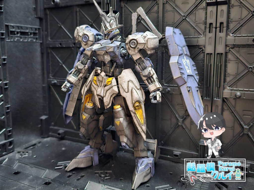 ガンダムキマリスヴィダール完成❗–2枚目/制作者：麩羅模クルイ