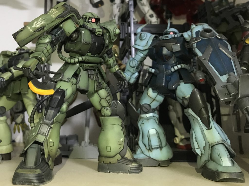 ドアン専用ザク（成形色仕上げ）–2枚目/制作者：モリノークマサーン