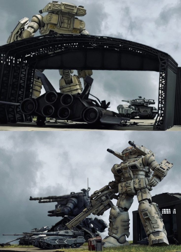 《ジオラマ》「BATTLE OF CALIFORNIA BASE」–2枚目/制作者:RaMuShizu