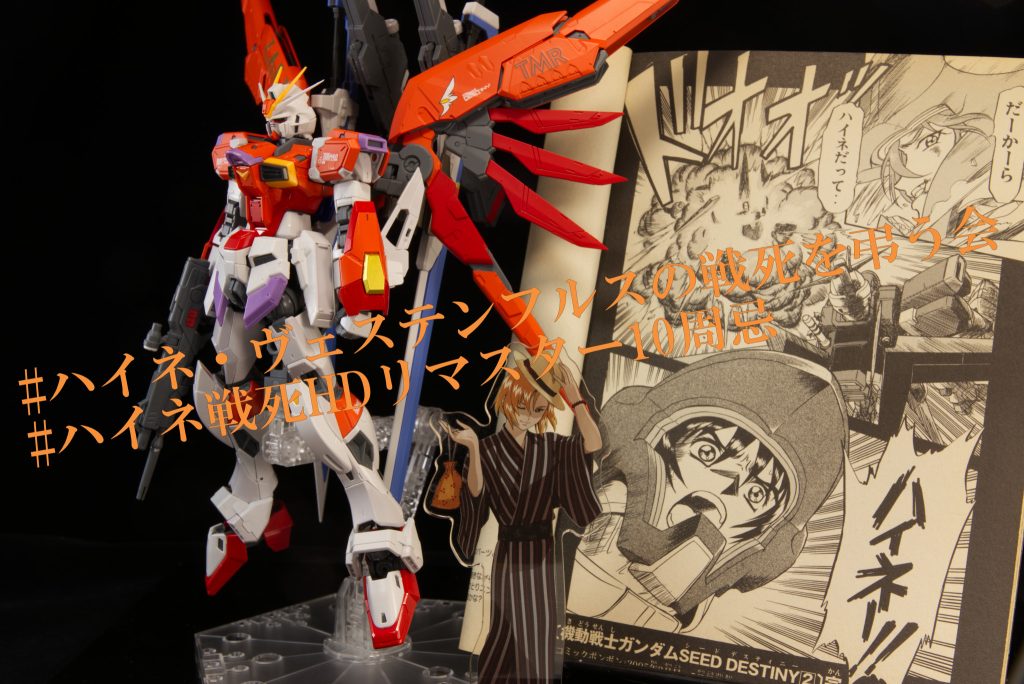 #ハイネ・ヴェステンフルスの戦死を弔う会#ハイネ戦死HDリマスター10周忌ホントに悲しい…。種死はハイネ生存でリメイクしてほしい…