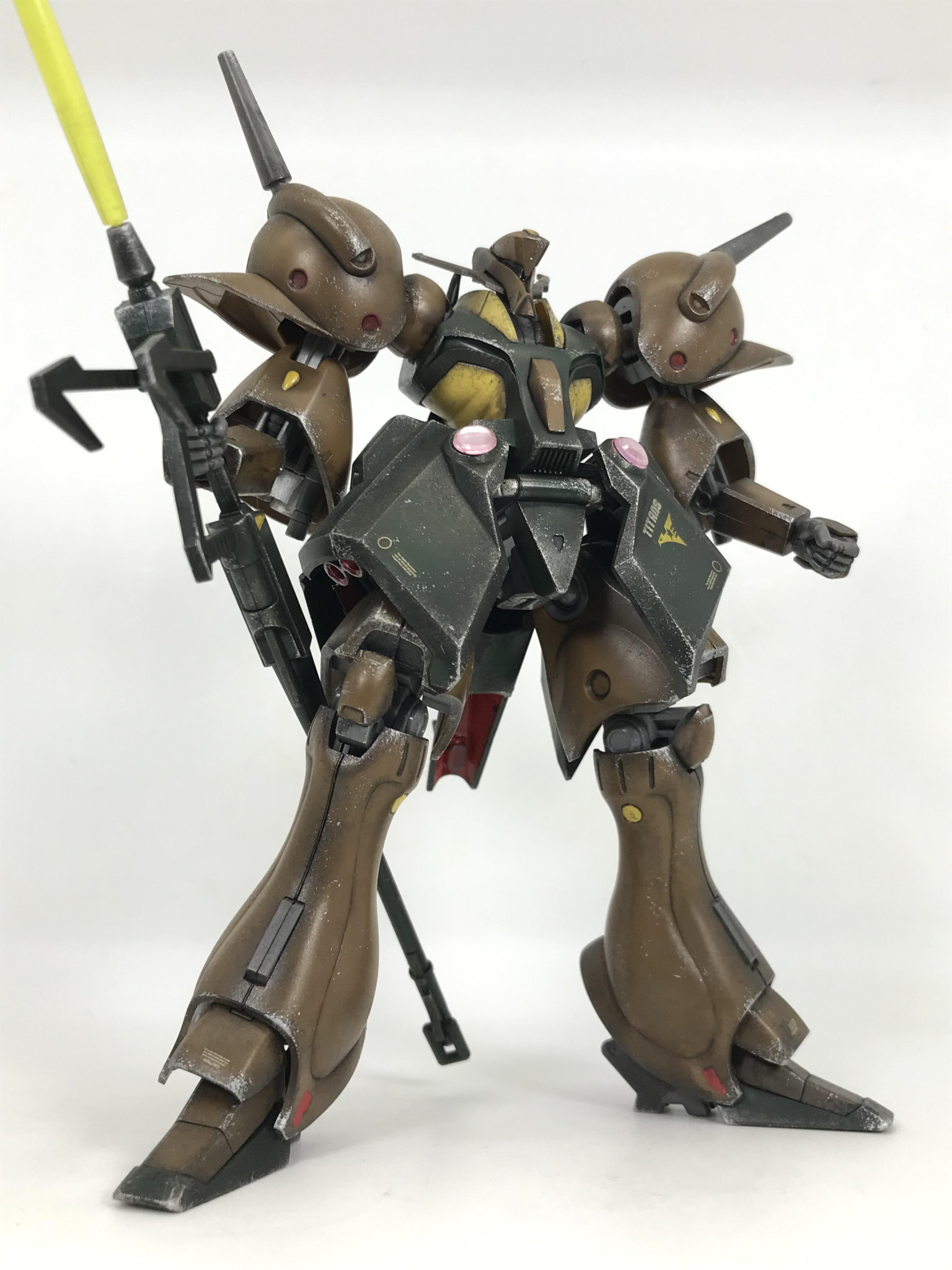 HG ガブスレイ & アッシマー 無塗装 お手軽ウェザリング 成型色仕上げ 