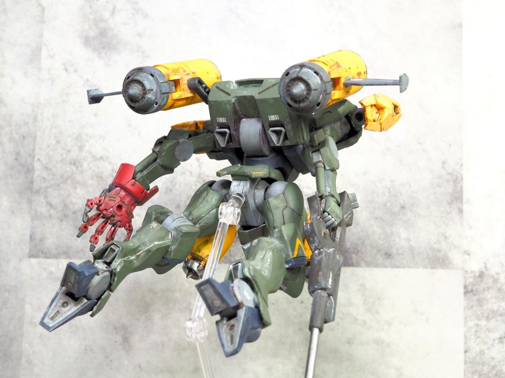 ザウォート系好きで今までいくつか作りました。以前空中戦用を作ったので今回は水中用。デカールはガンダムデカールと30MMデカールを使用。