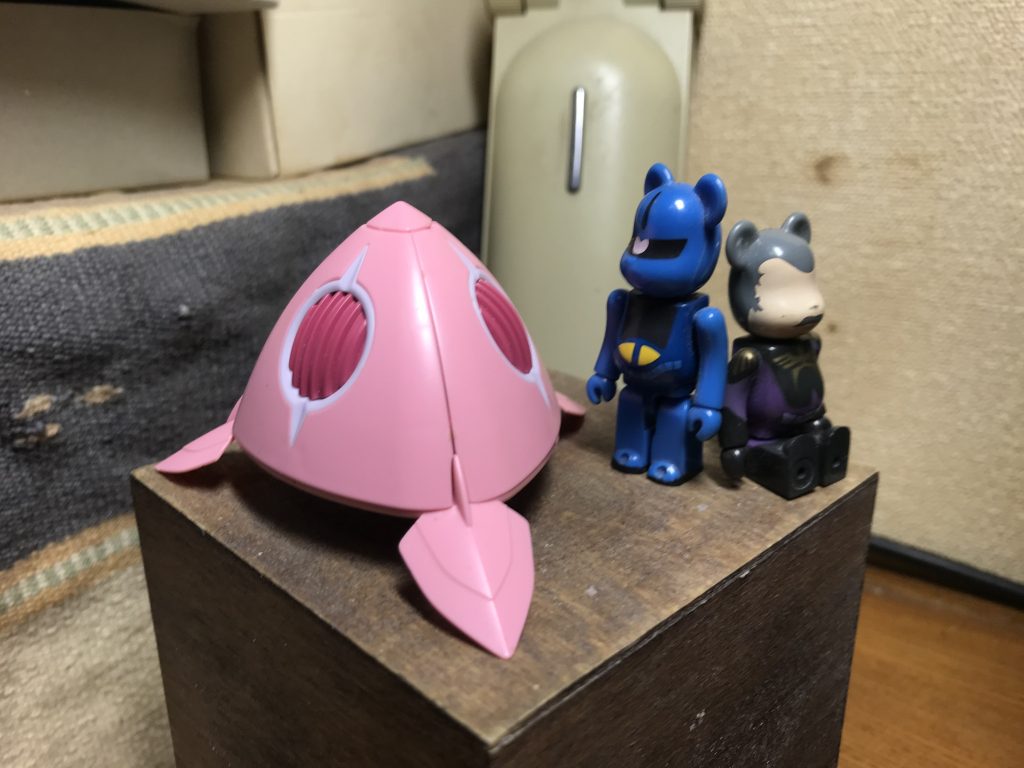 ▲制作開始前の一枚 ラル&グフはなんとなく笑