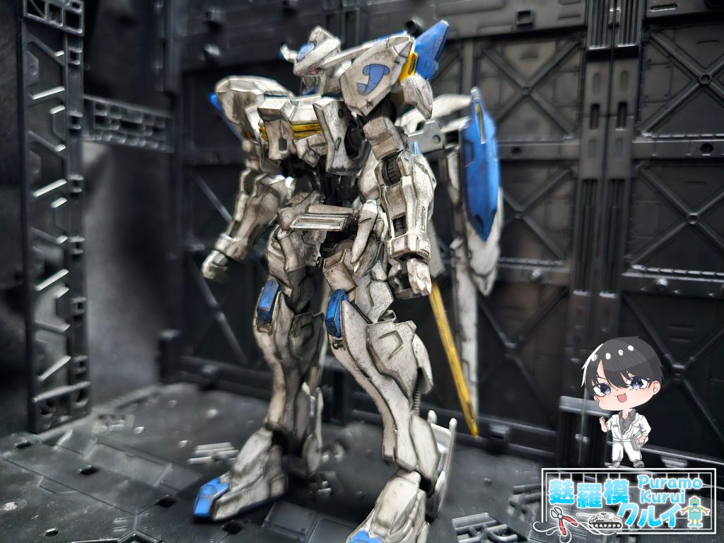 ガンダムバエル完成❗–2枚目/制作者：麩羅模クルイ