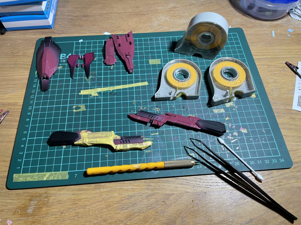 サフを吹くまでは塗膜剥がれほんと地獄でした