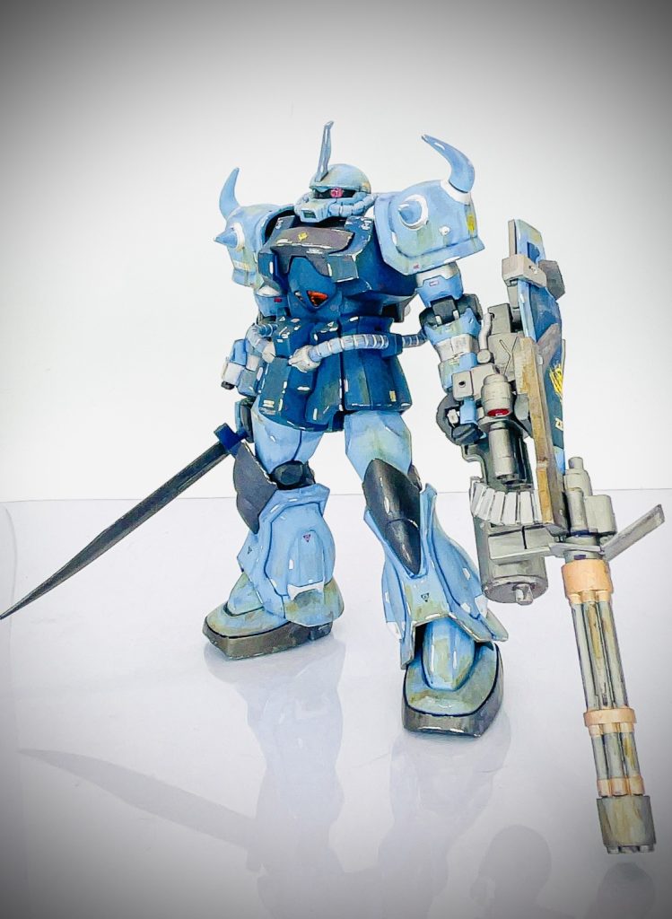 グフカスタム  初ウェザリング–2枚目/制作者：nekokan.crown