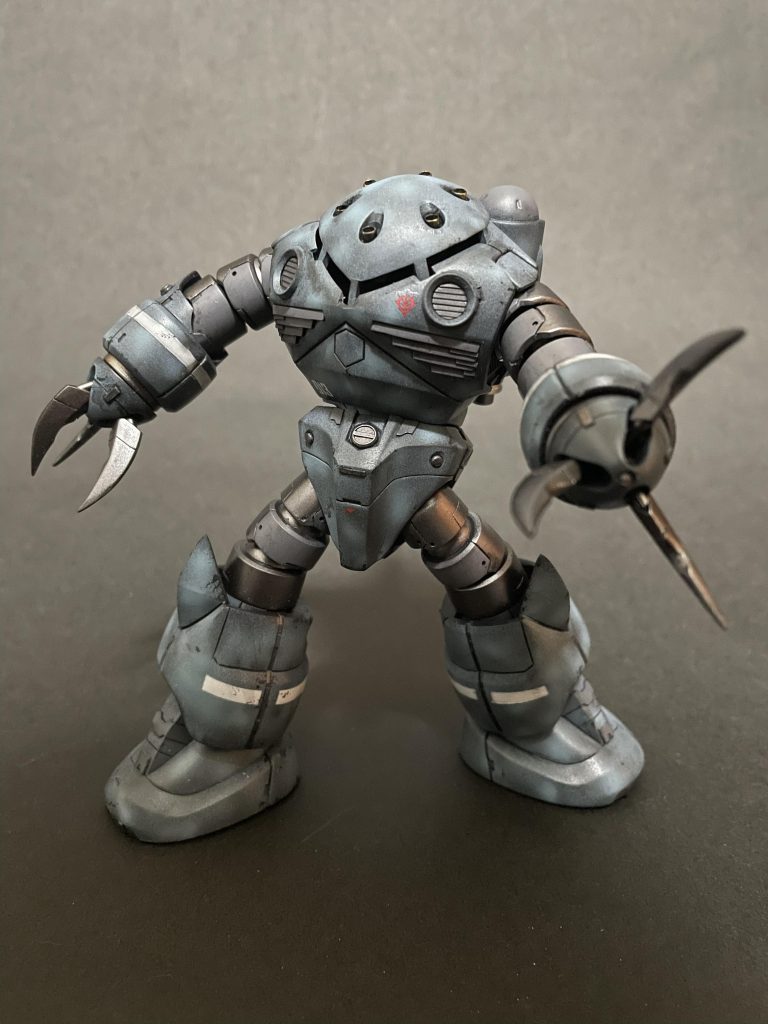 水中迷彩(風)仕上げです。