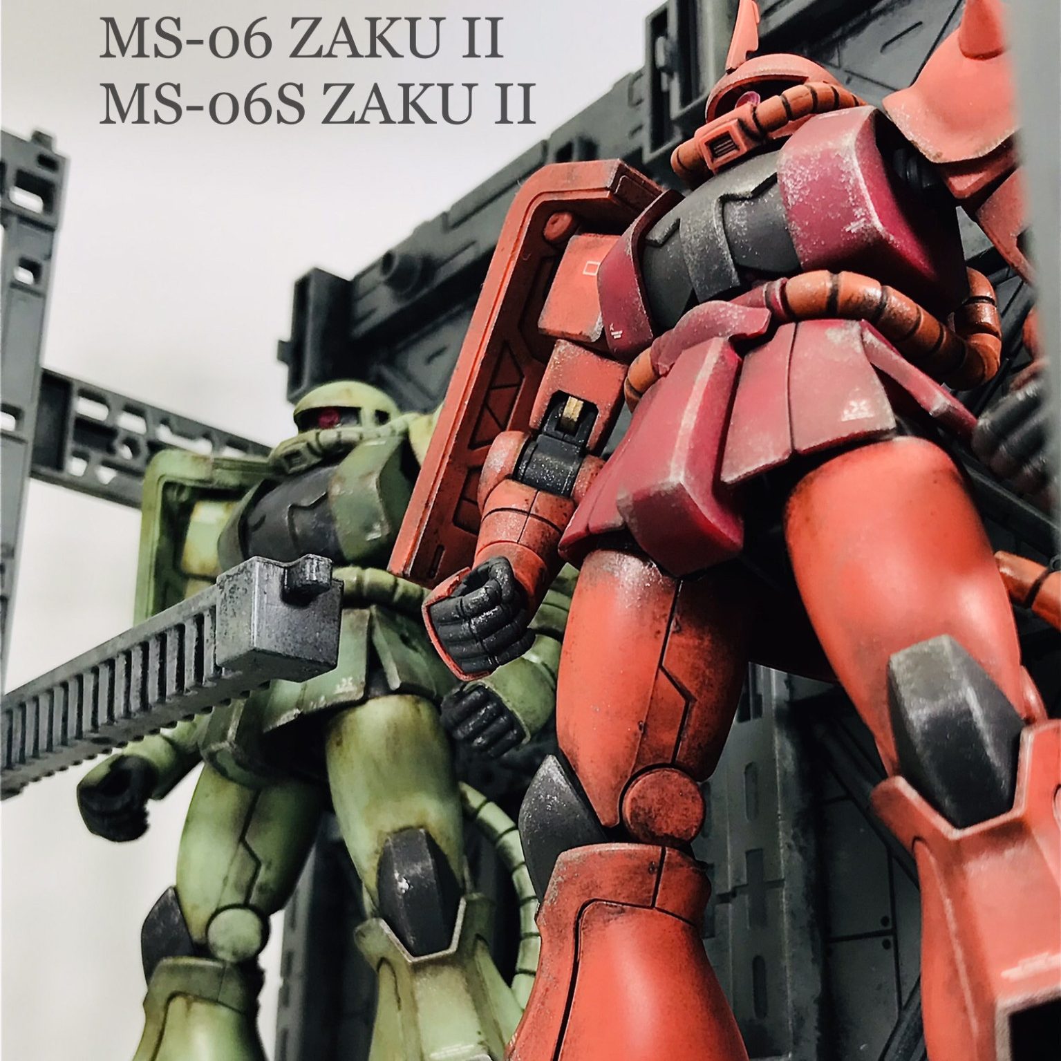 ★HG MS-06S \u0026 MS-06 ZAKU IIセット【未組立】