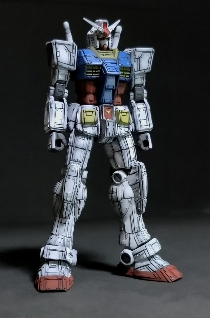 私個人的にこの78のEGガンダムはあまり好きではなかったのですが、ここまでするとカッコ良いですね😊