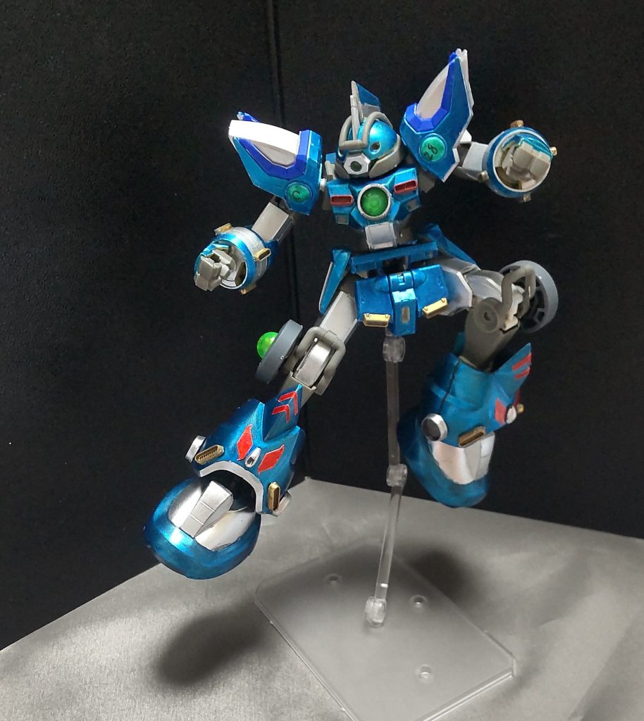 ジャンピングキックはデミ鉄人シリーズ共通の技になっており、破壊力も抜群である。