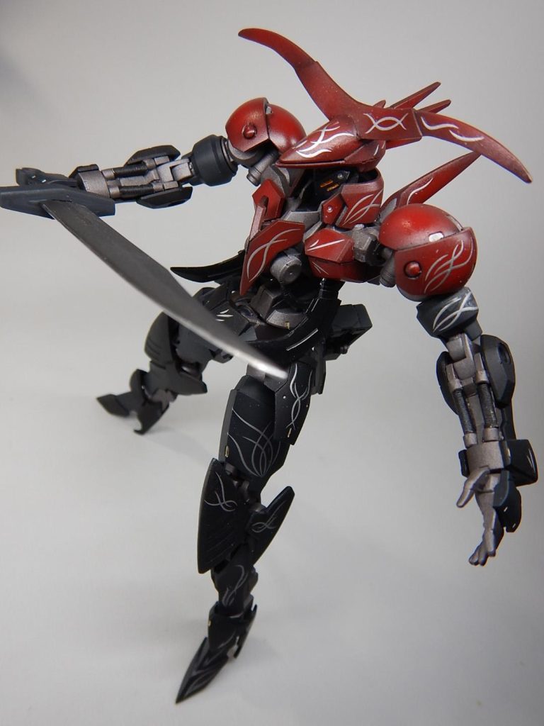 ハイキューパーツのデカールを使用。半身だけなのはなんとなくです。