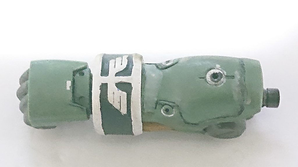 エングレービング(袖)胸元のエングレービングは失敗ですが袖はそれなりに出来たと思います。