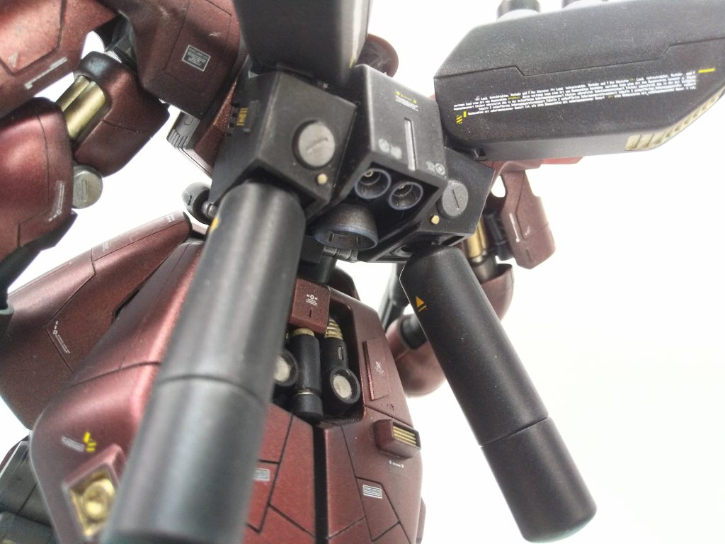 当時は綺麗仕上げフィニッシュだった所に、今回後からウェザリングマスターで軽く汚し。